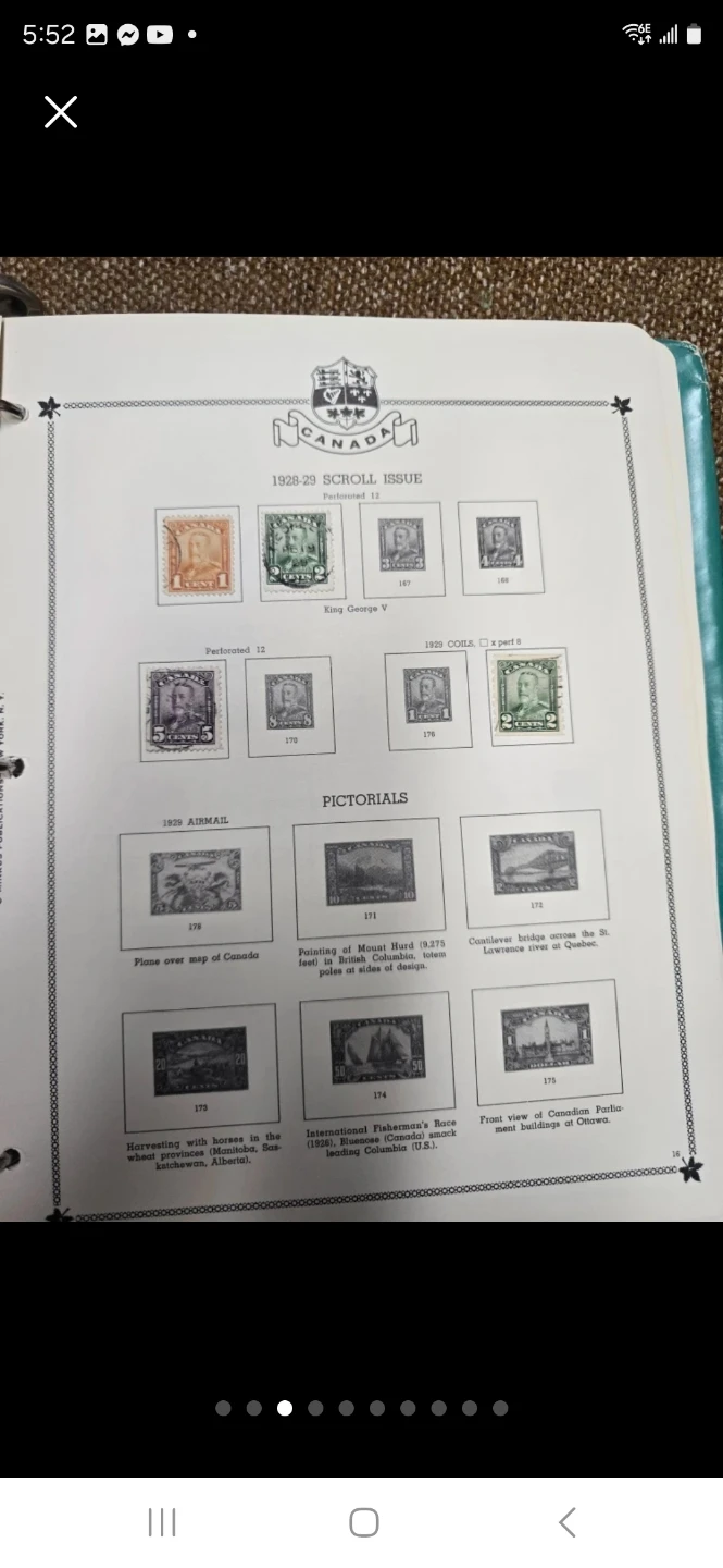 Vintage Canadian Postage Stamp Album - photo 3