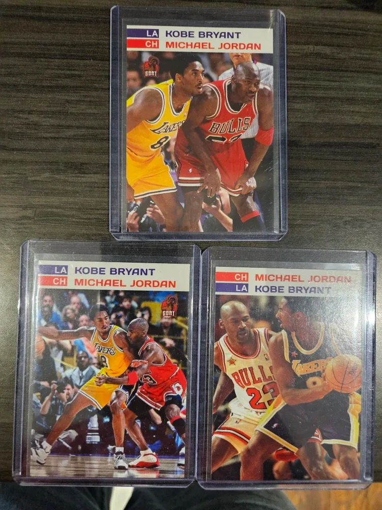 Kobe Bryant & Michael Jordan Trading Cards