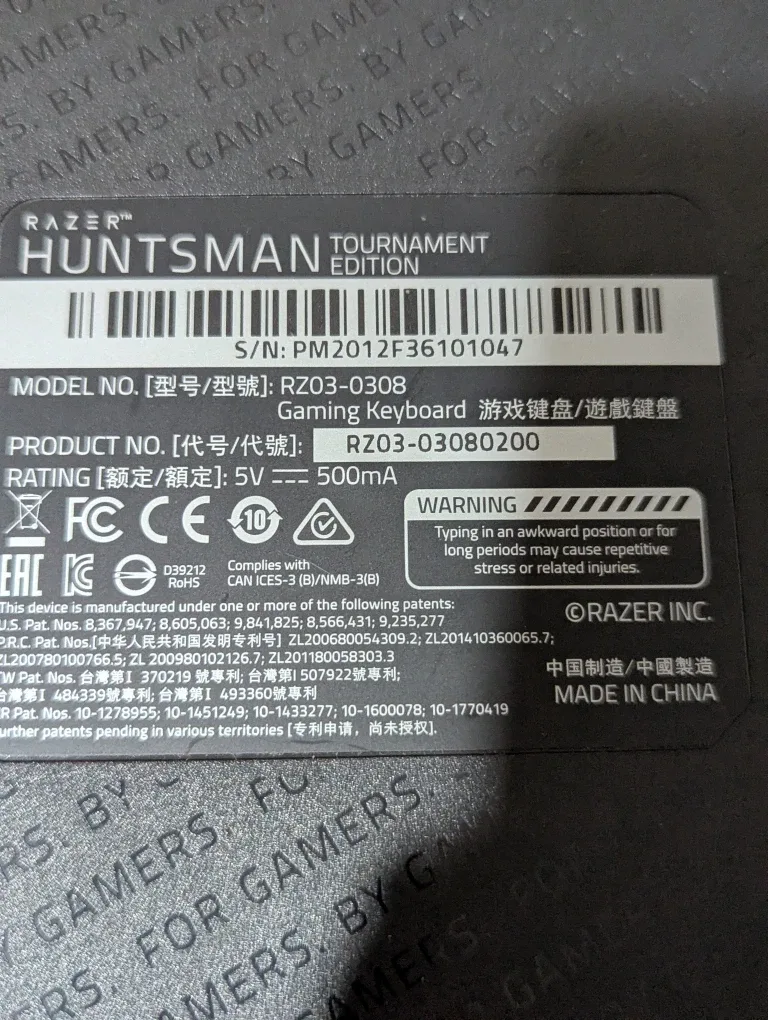 75% OFF Razer Huntsman Tournament gaming mechanical keyboard image indicator(2)