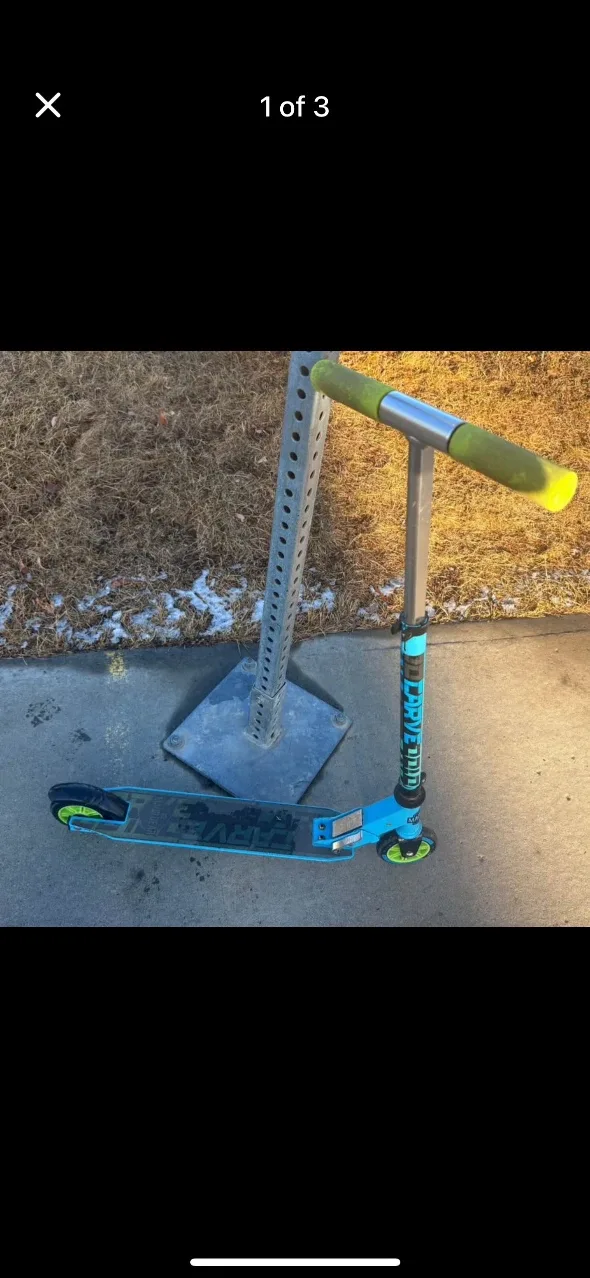 Madd Gear Carve Elite Scooter - Blue/Yellow