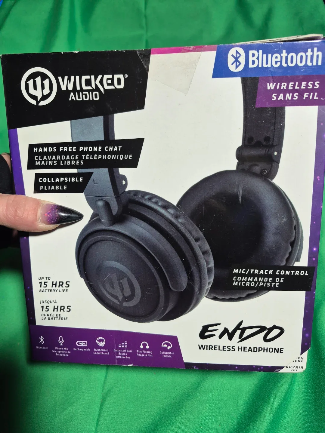 Wicked Audio Endo Wireless Headphones - Black