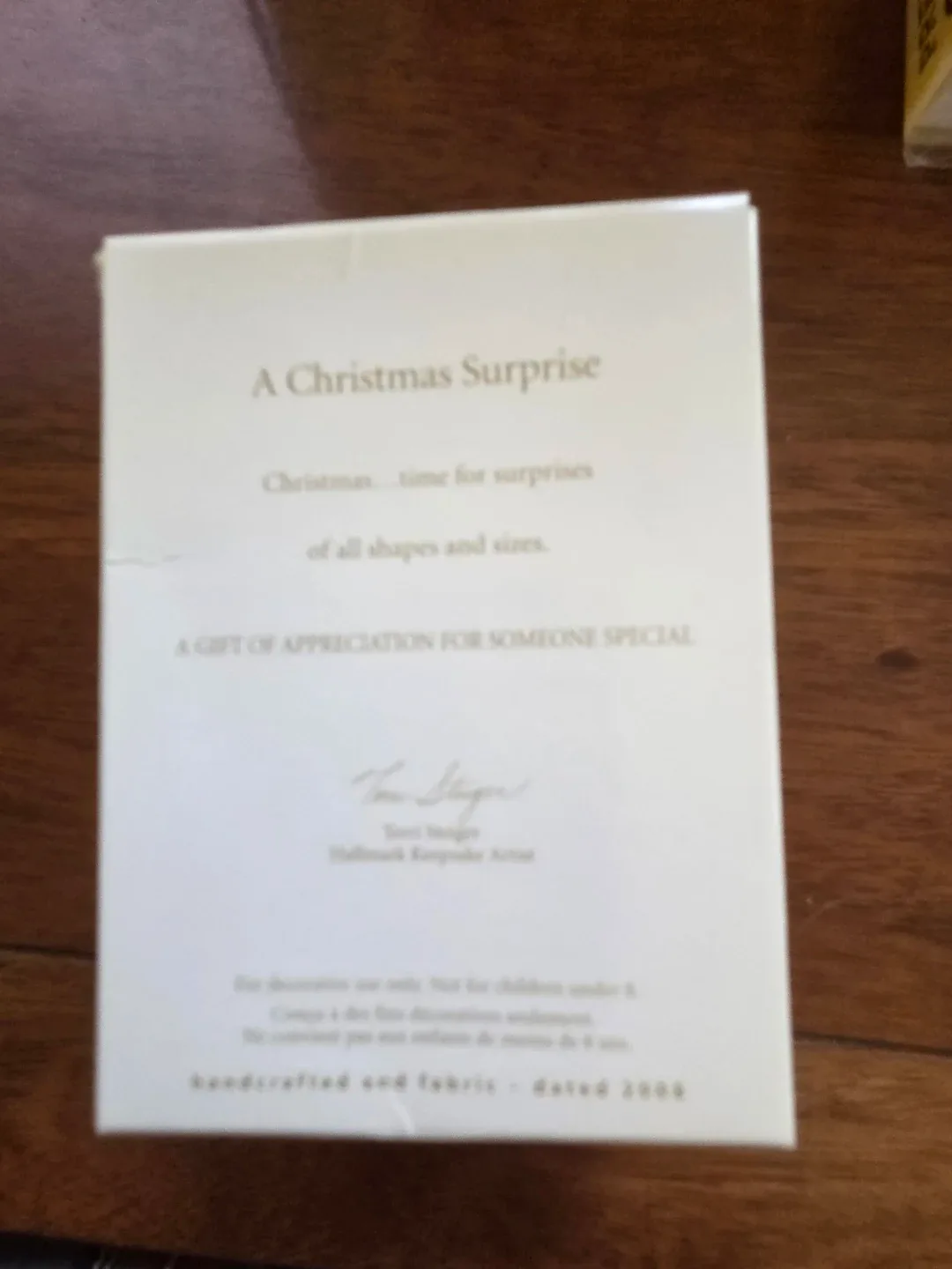 Hallmark Keepsake A Christmas Surprise Ornament image indicator(2)