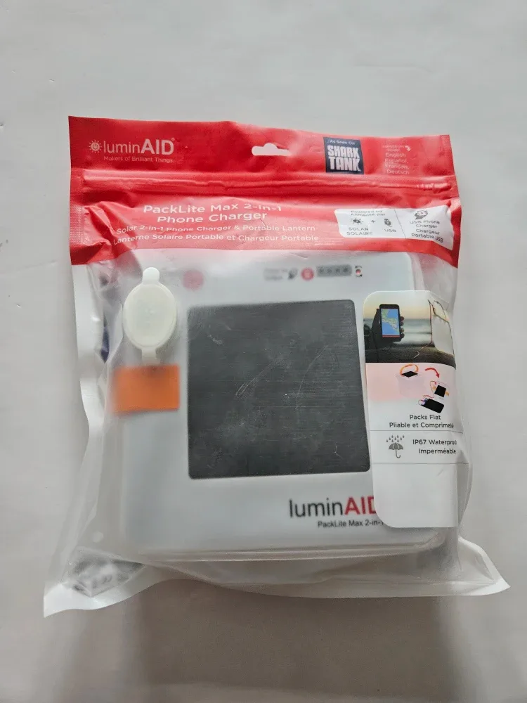 LuminAID PackLite Max 2-in-1 Phone Charger #Cleanout