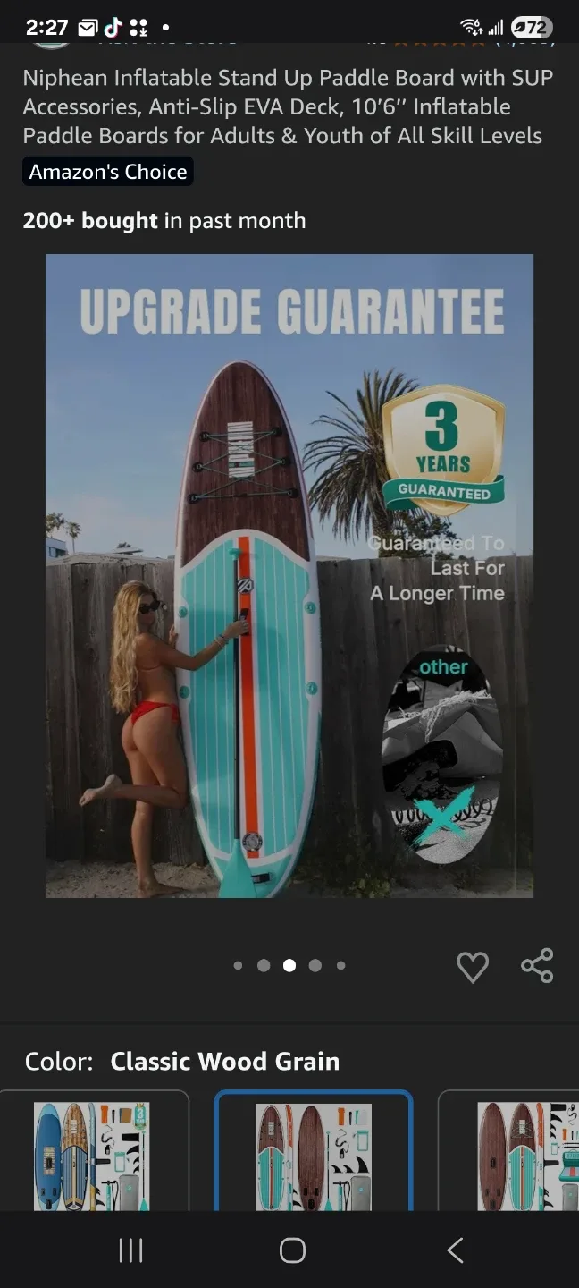 Niphean Inflatable Stand Up Paddle Board image indicator(2)