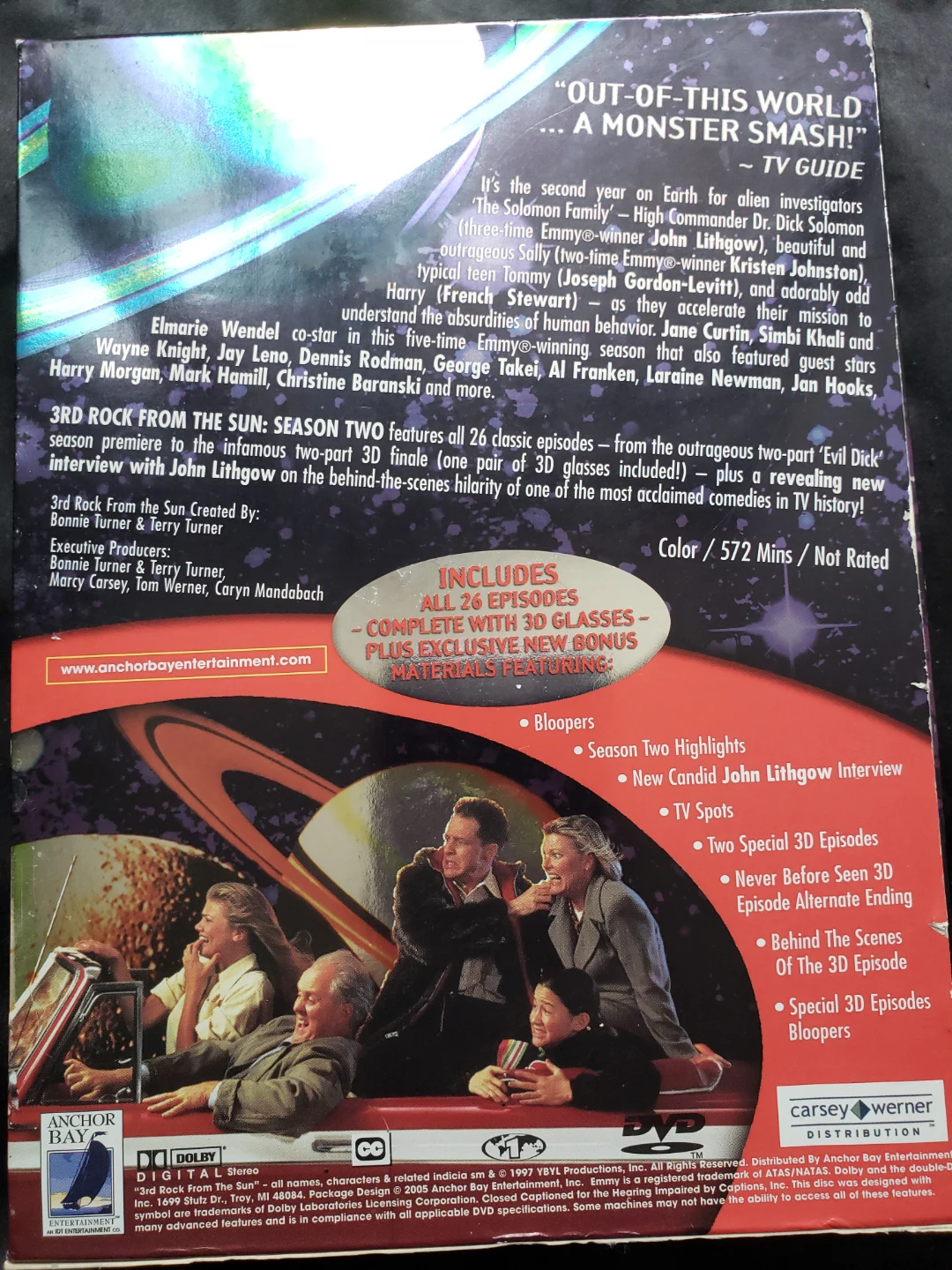 #Cleanout 3rd Rock from the Sun: Season Two DVD Set - photo 2