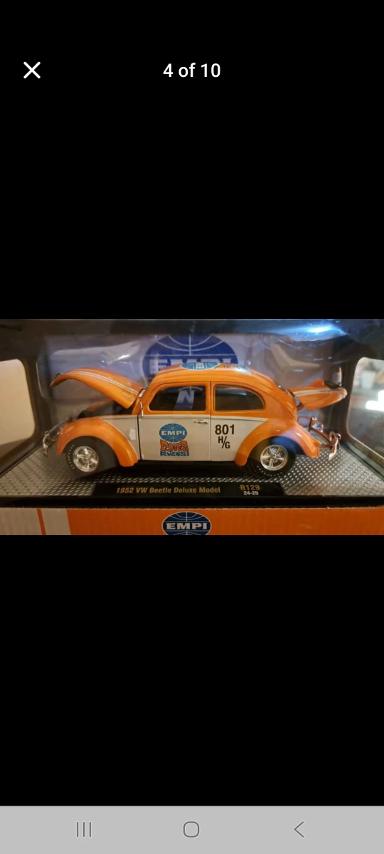 M2 machines EMPI 1952 VW Beetle Deluxe Model Car - photo 4