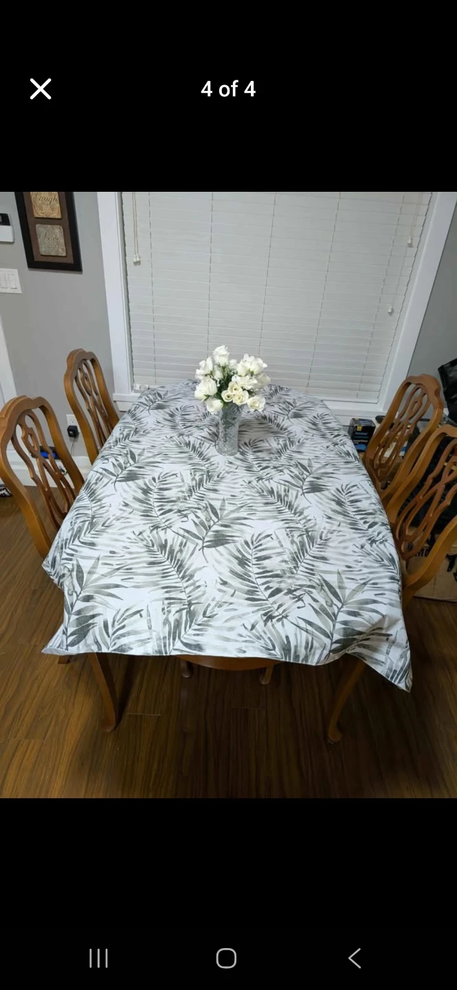 Dining Table with 6 Chairs Extendable with Free Chairs - photo 3