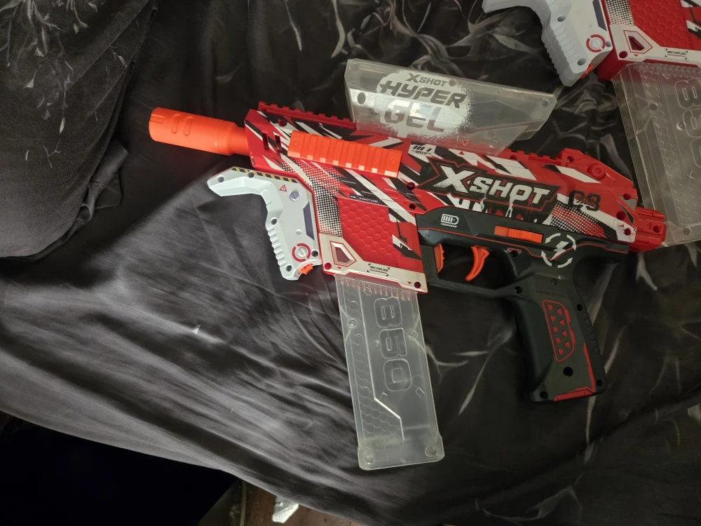 5 X-Shot Hyper Gel Blaster D3s, masks and safety glasses. - photo 3
