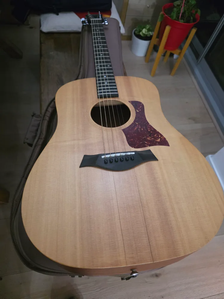 Taylor Acoustic Guitar with Gig Bag image indicator(10)