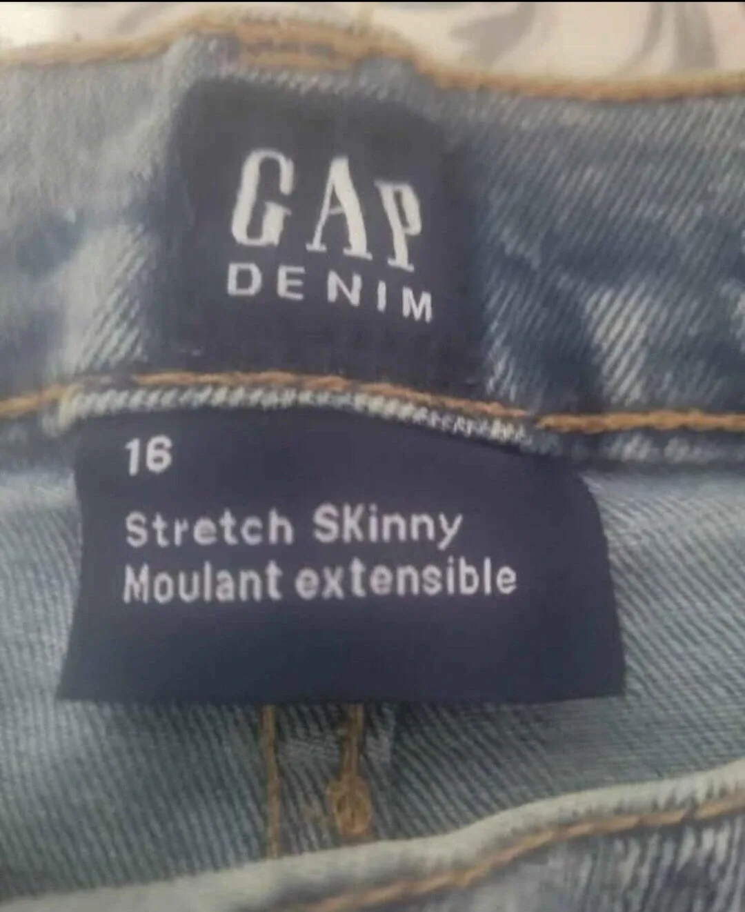 KIDS GAP Denim Stretch Skinny Jeans Size 16