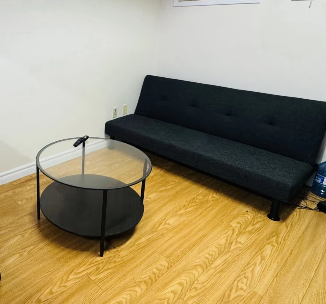 Ikea Coffee Table with Glass Top