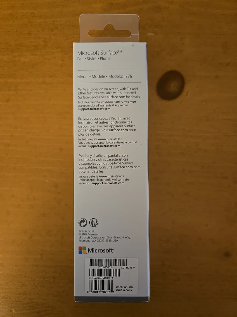 Microsoft Surface Pen - Model 1776 - Black - photo 2