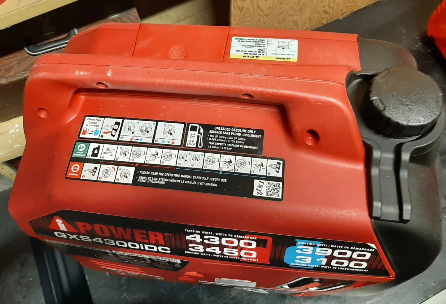 A-iPower GXS4300iDC Portable Generator