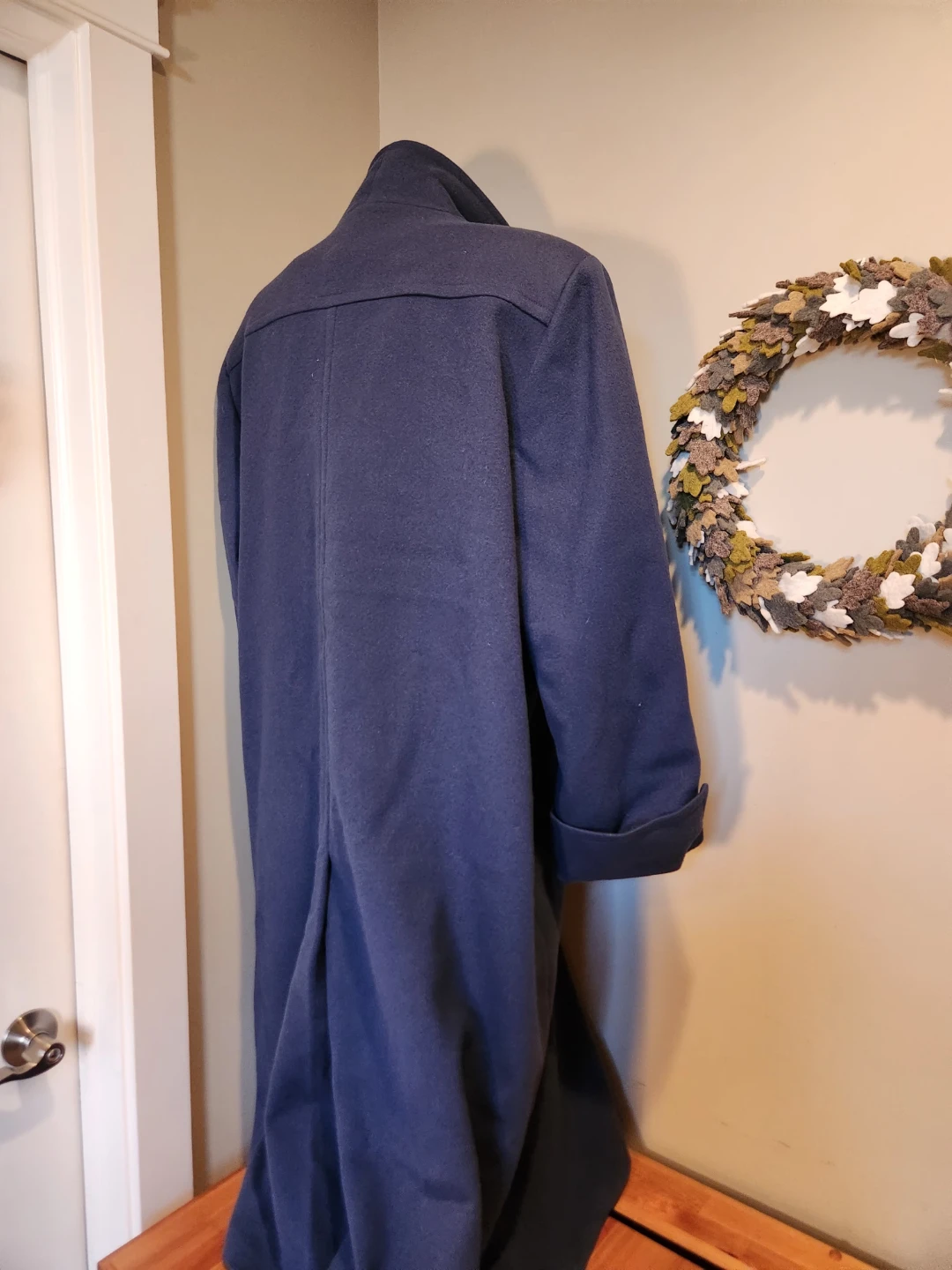 Blue Wool winter Overcoat - Classic Style! - photo 3