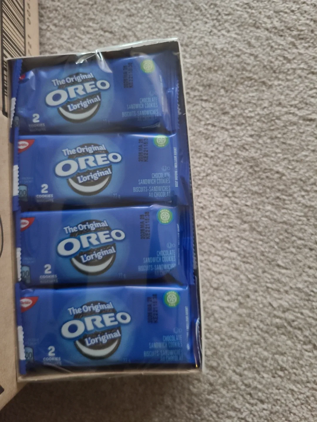 Oreo The Original Chocolate Sandwich Cookies (100 x 22g)