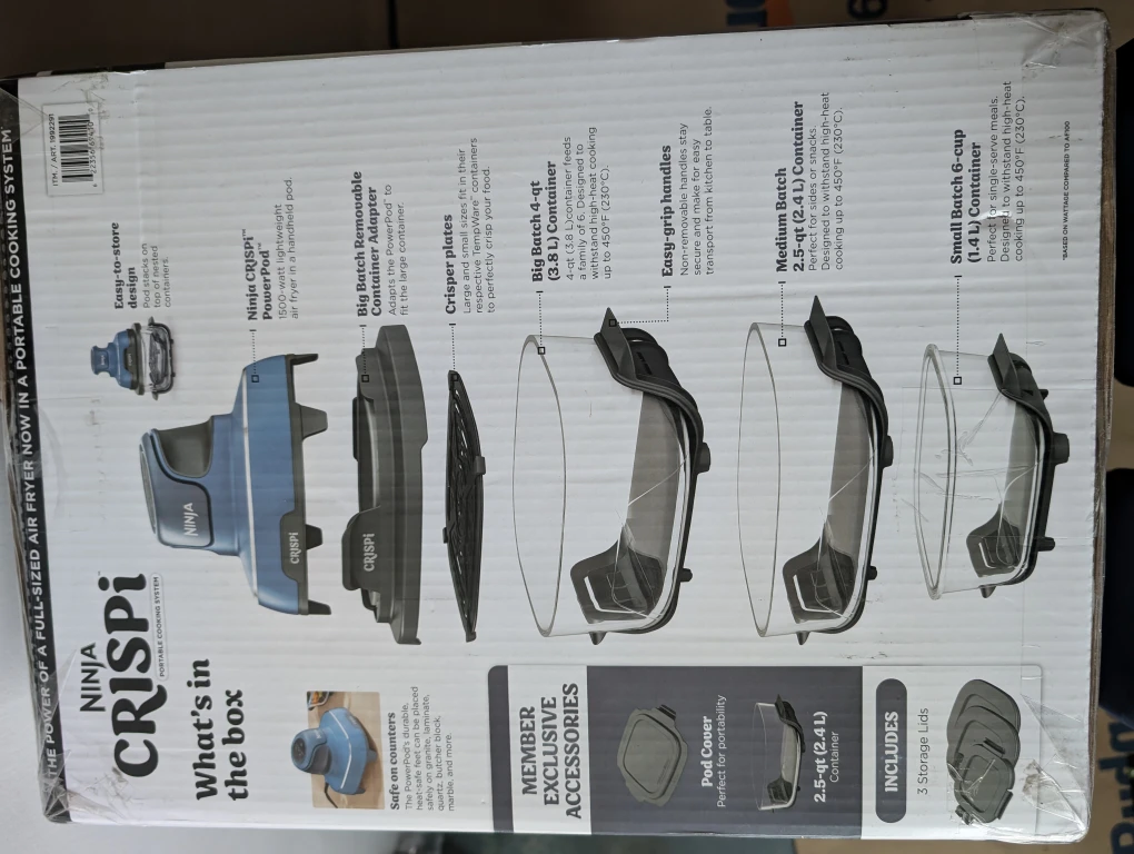 Ninja Crispi Portable Cooking System - Like New! - photo 4