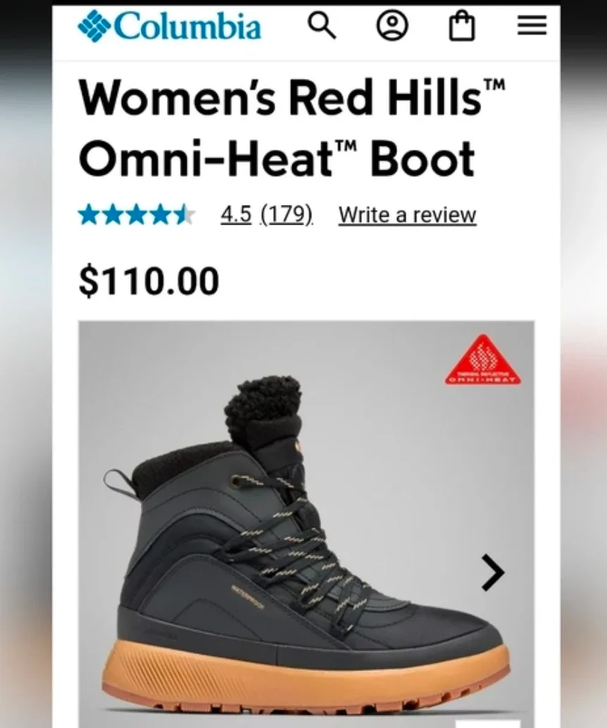 #Cleanout ♻️ NIB Sz 9.5 Columbia Omni-Heat Ankle Winter Boots image indicator(3)