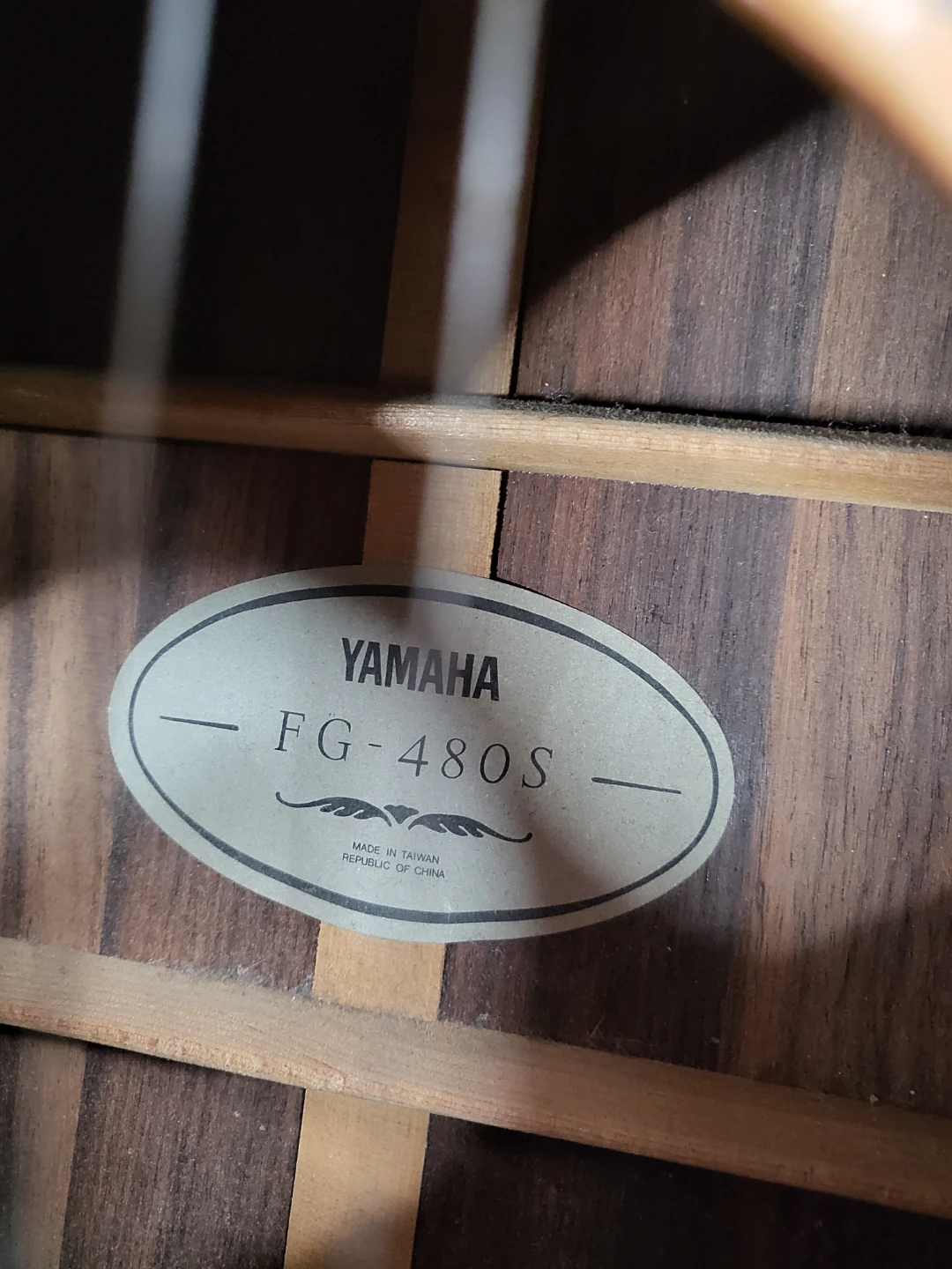 Yamaha FG-480S Acoustic Guitar - photo 5