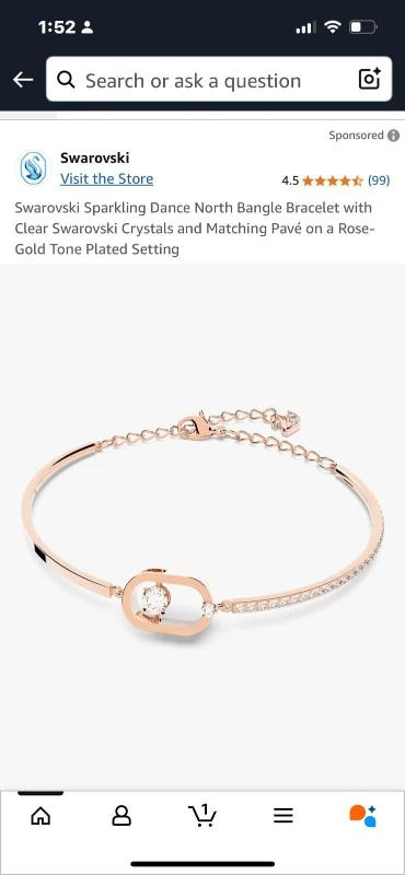 Swarovski Sparkling Dance North Bangle Bracelet - photo 3