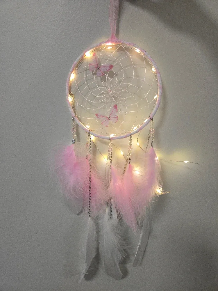 Dream Catcher with LED Lights, gift #Cleanout image indicator(2)