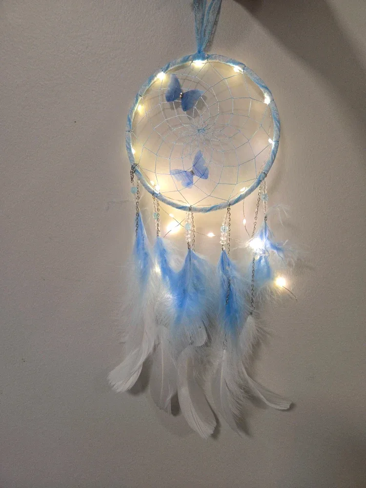 Dream Catcher with LED Lights, gift #Cleanout image indicator(3)