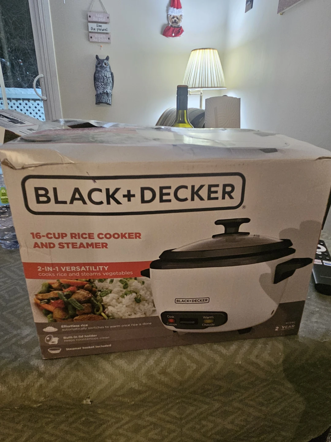 New BLACK+DECKER 16-Cup Rice Cooker and Steamer