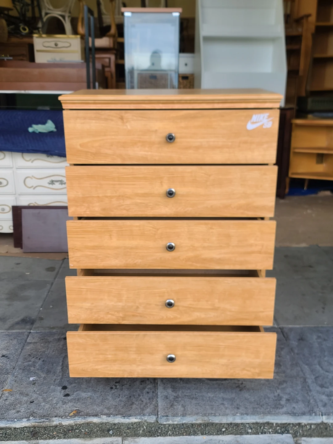 Brown HighBoy 5- Drawer Dresser - photo 2