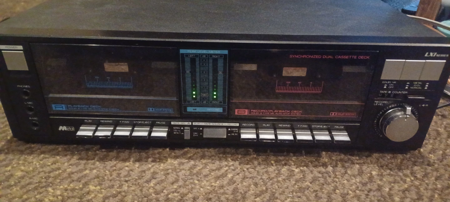 LXI Series Dual Cassette Deck #clean out