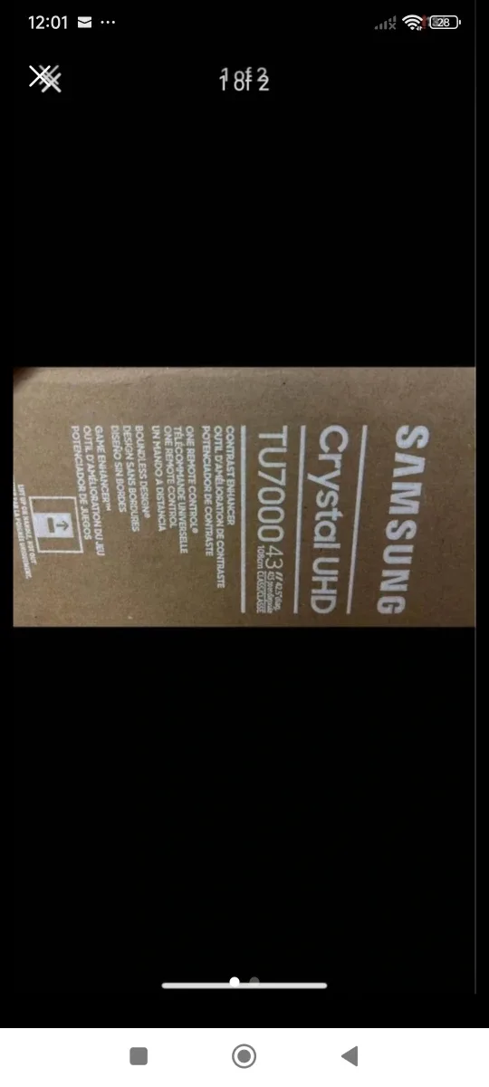 Samsung TU7000 43" Crystal UHD TV