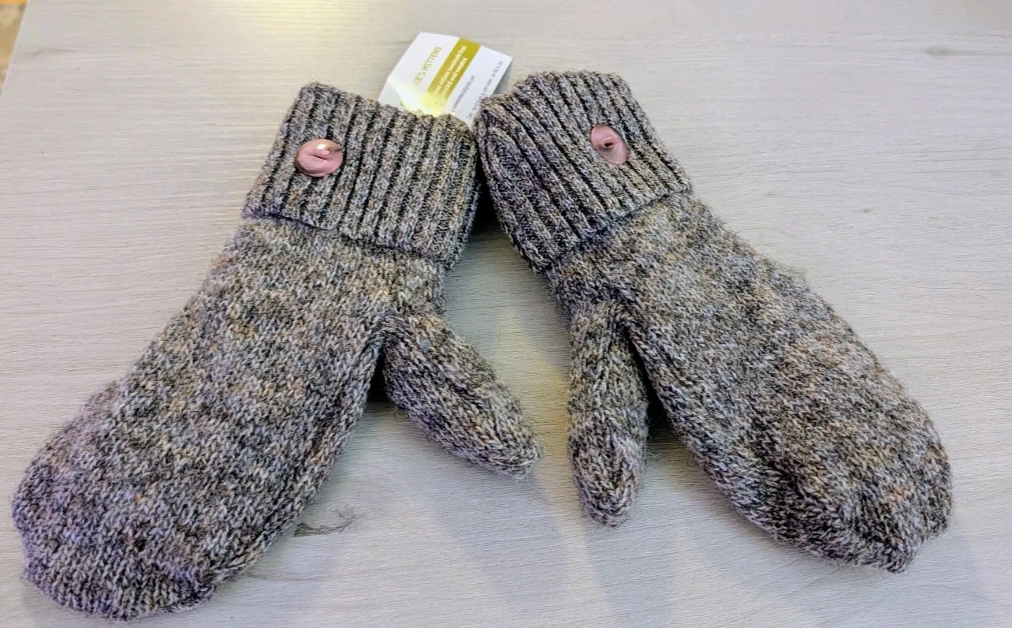 Brand New with Tags Handmade Wool Mittens