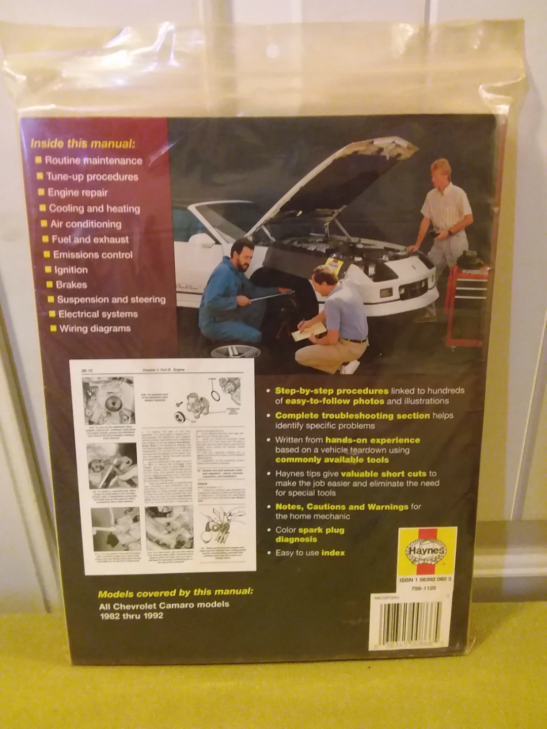 🚗 ➡️ Chevrolet Camaro Haynes Repair Manual (1982-1992) - photo 2