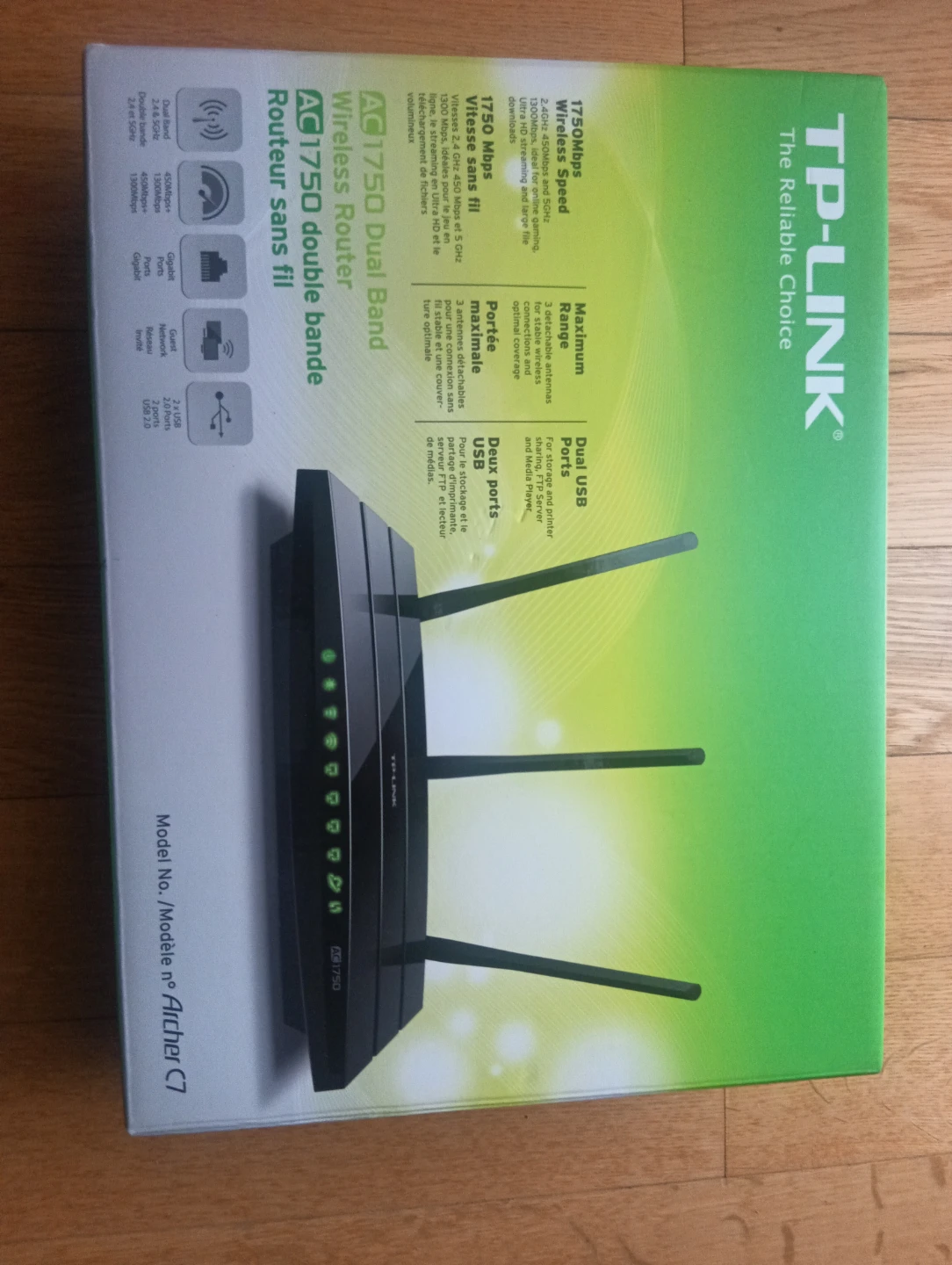TP-Link Archer C7 AC1750 Dual Band Wireless Router - New