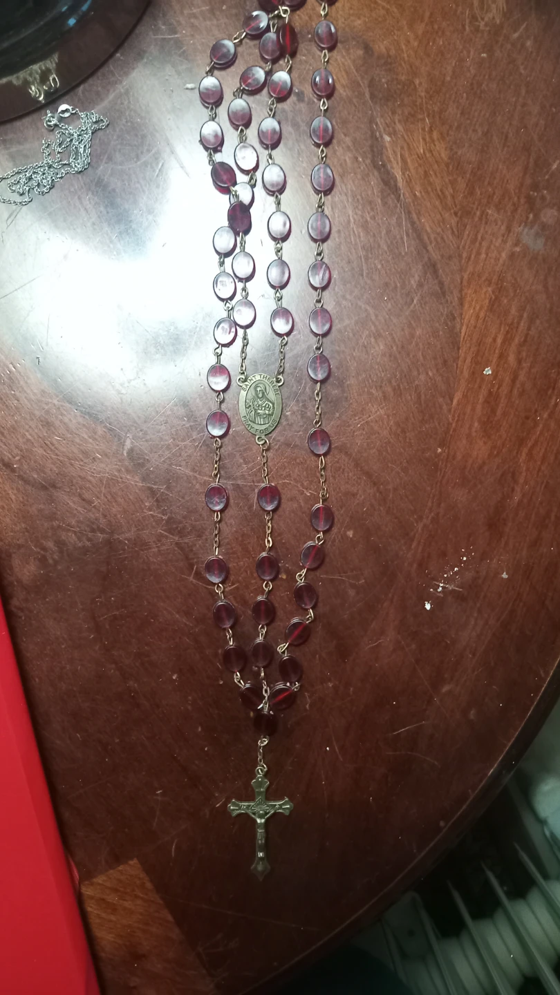 Rosary with Saint Therese Medal