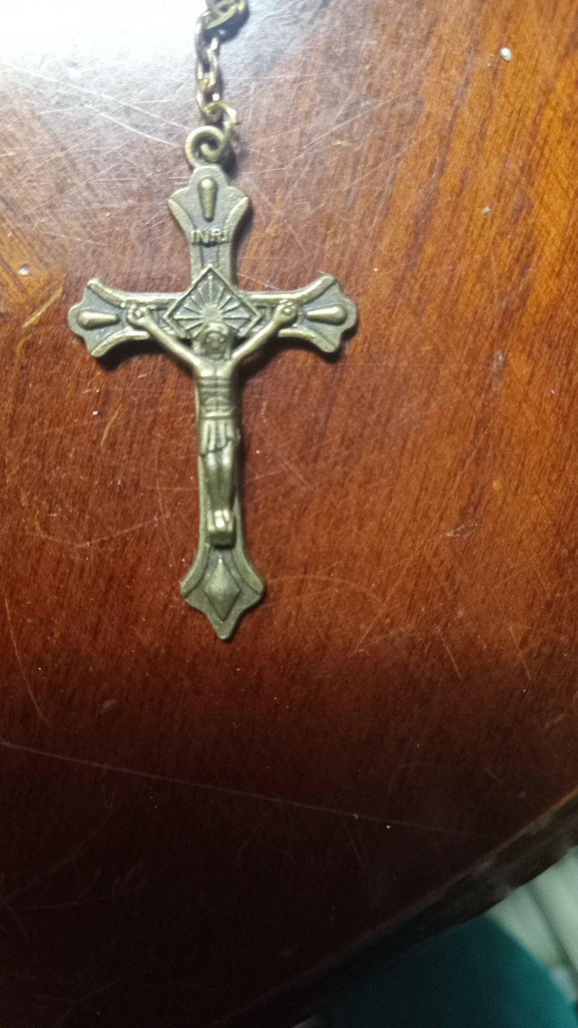 Rosary with Saint Therese Medal - photo 3