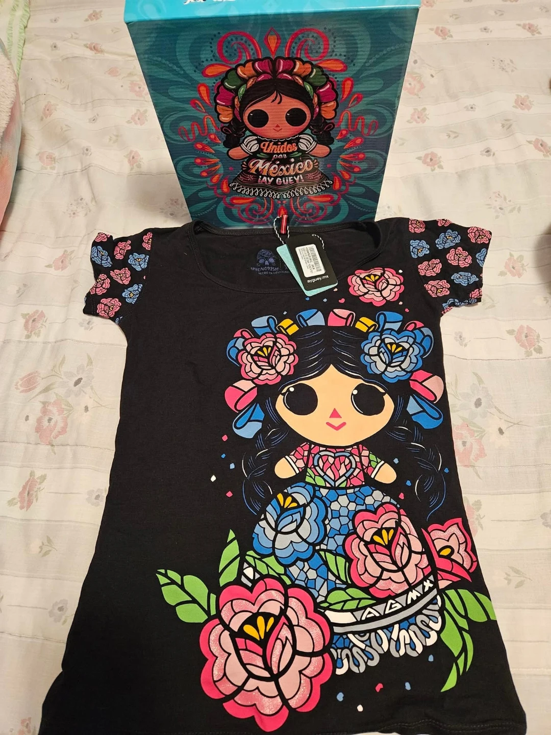 Ay Guey Maria Black T-Shirt - New with tags!