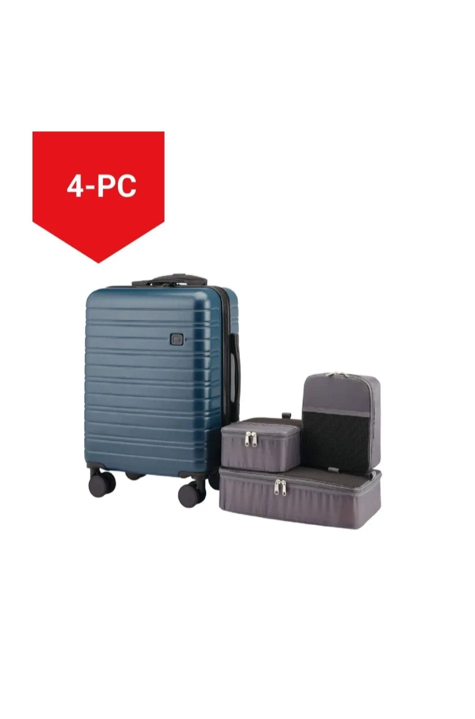 Outbound Hardside Carry-On Spinner Luggage Set + 3 Cubes