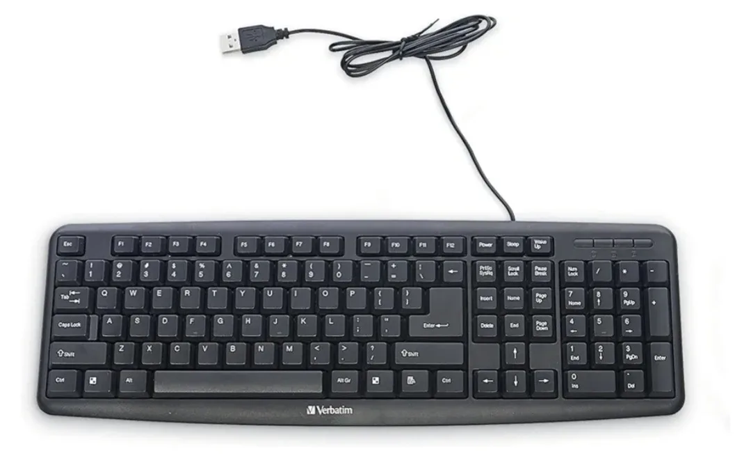 Verbatim Wired Keyboard - Black