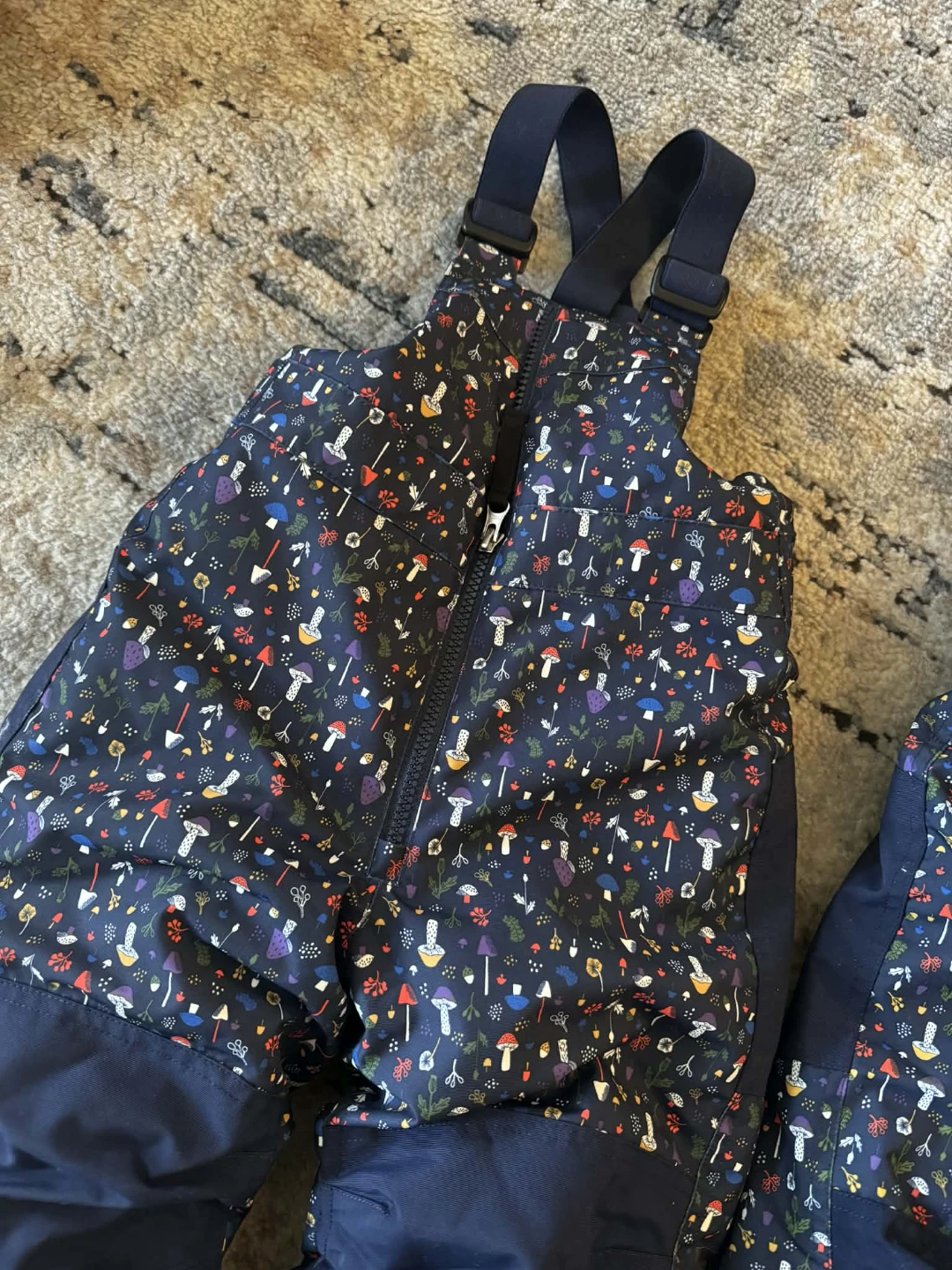 Kids' Snow Pants with Mushroom Print - photo 2