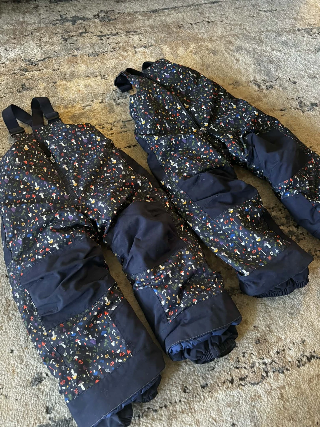 Kids' Snow Pants with Mushroom Print - photo 4