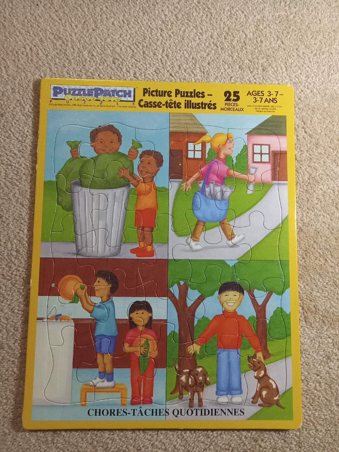 4 PuzzlePatch Picture Puzzles - 25 Pieces, Ages 3-7 image indicator(4)