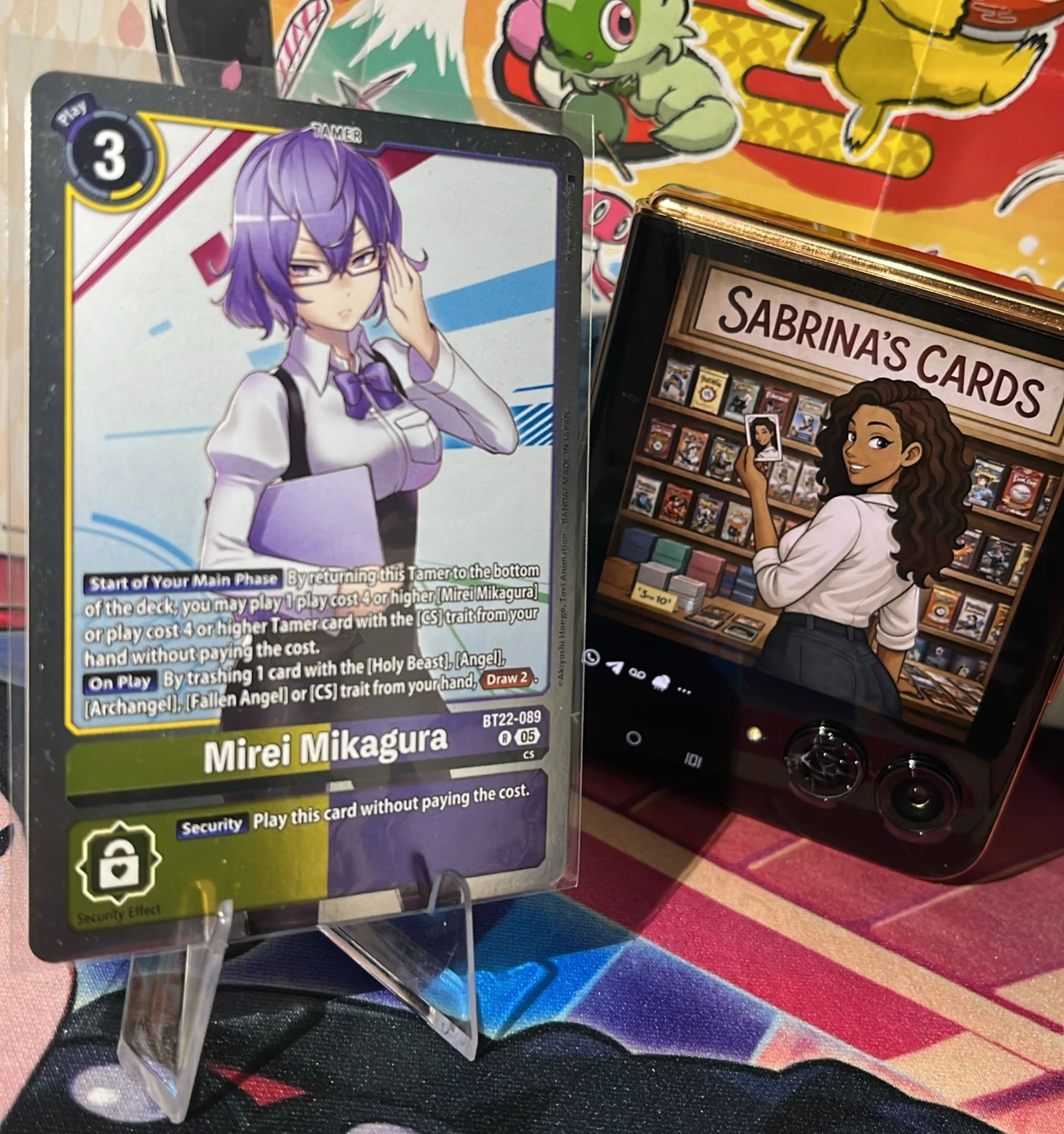 Mirei Mikagura Digimon Card