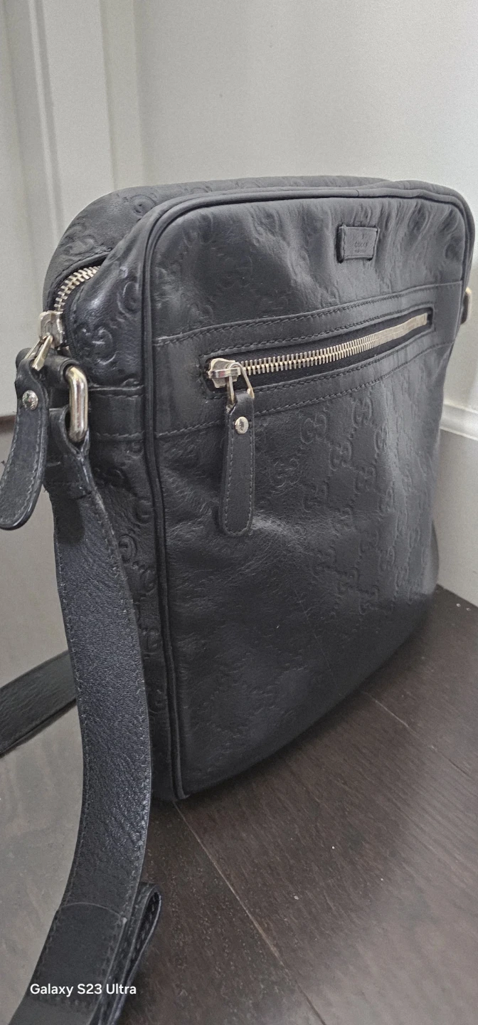Gucci Black Leather Messenger Bag - photo 5