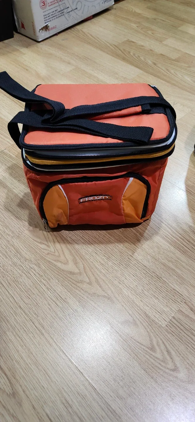 Froz Ice launch Bag Cooler - Orange and Black