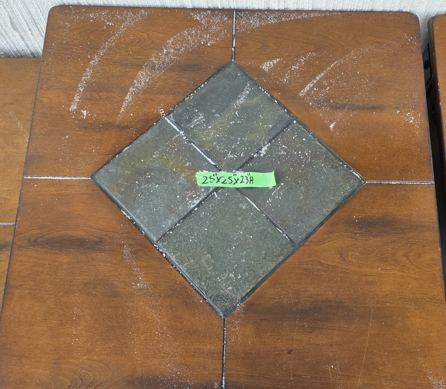 Set: Rustic coffee table and 2 side tables - photo 5