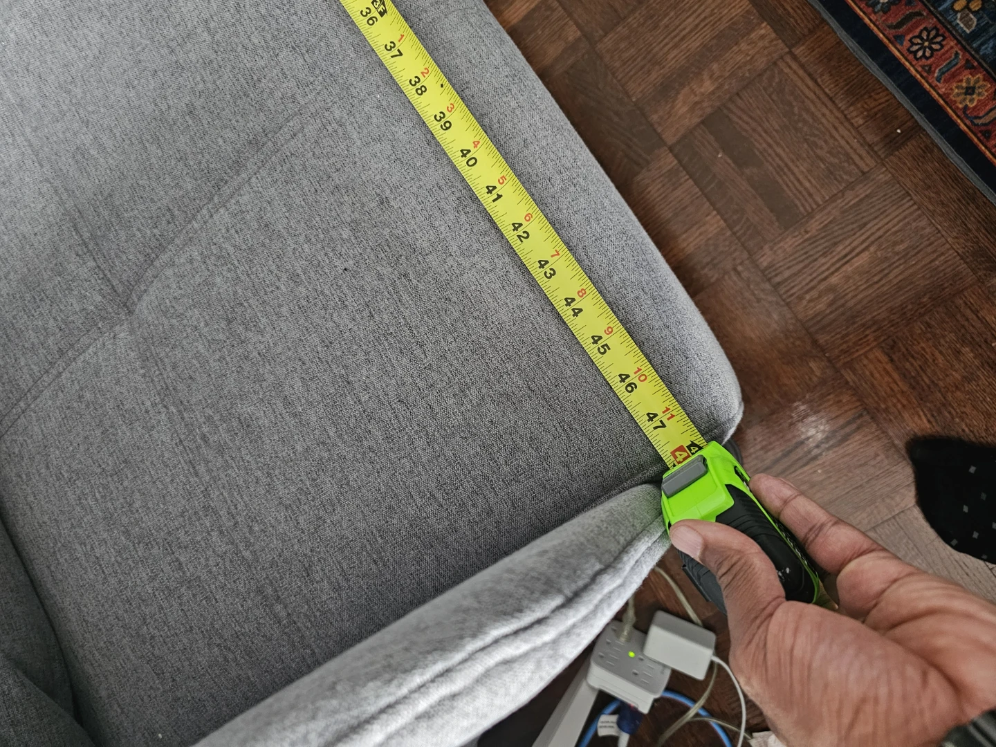 Grey Loveseat Sofa - - photo 5