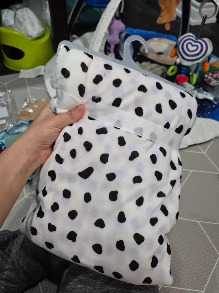 New Sherpa Lined Baby Blanket #Cleanout image indicator(2)