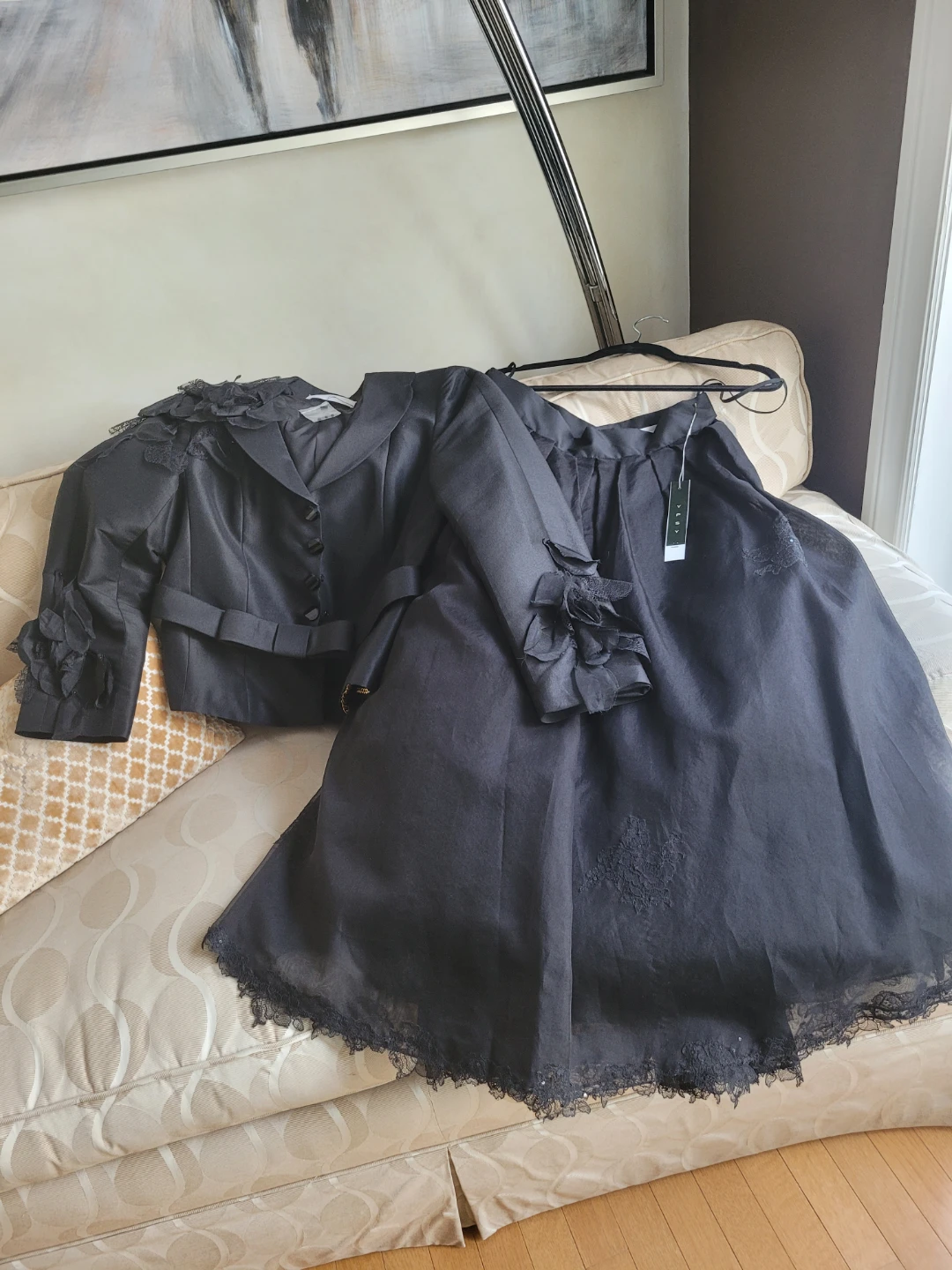 NWT David Pallas French Couture YPSY 2pc Silk Suit - photo 5
