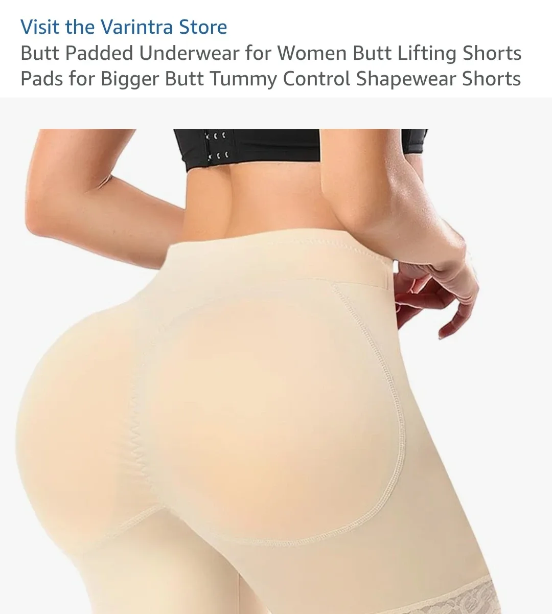 Butt Padded Women's Shapewear, Size S