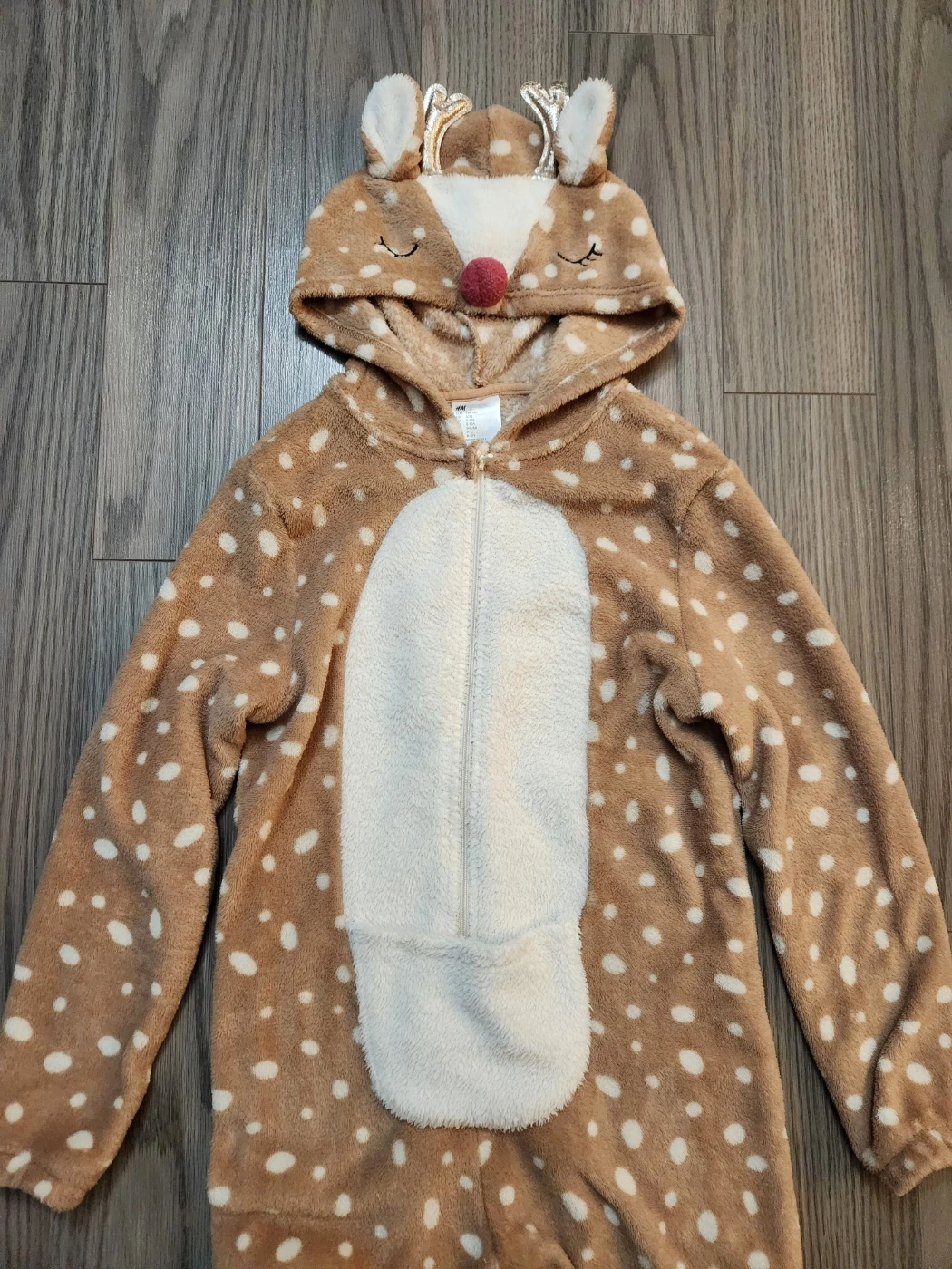 H&M Deer Onesie - Size 8-10 Years