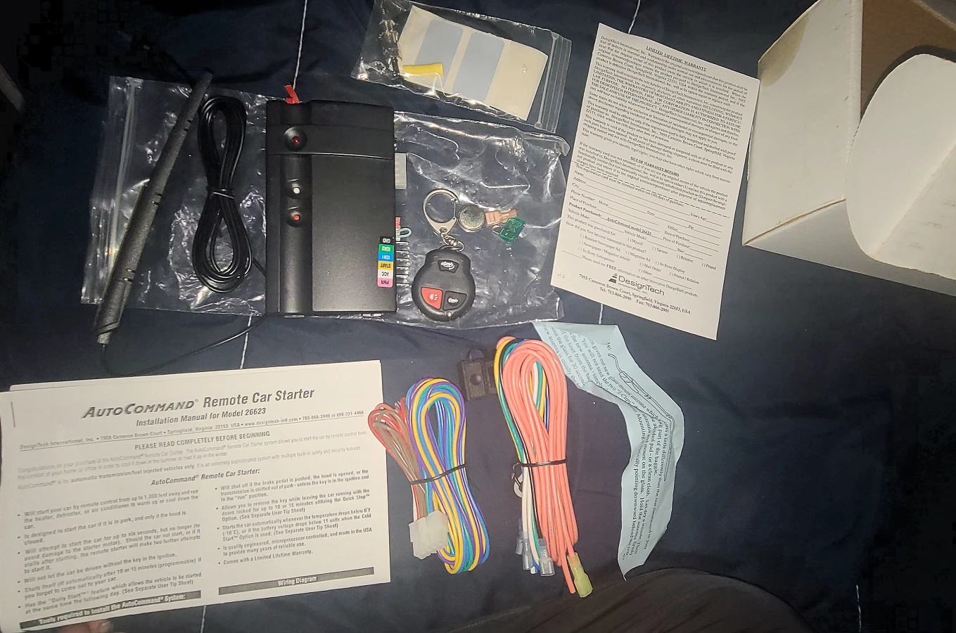 Remote Car Starter AutoCommand Model 26623 - photo 3